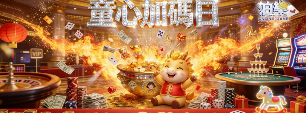 童心加碼日優惠活動｜累積儲值最高送 1,288 彩金回饋